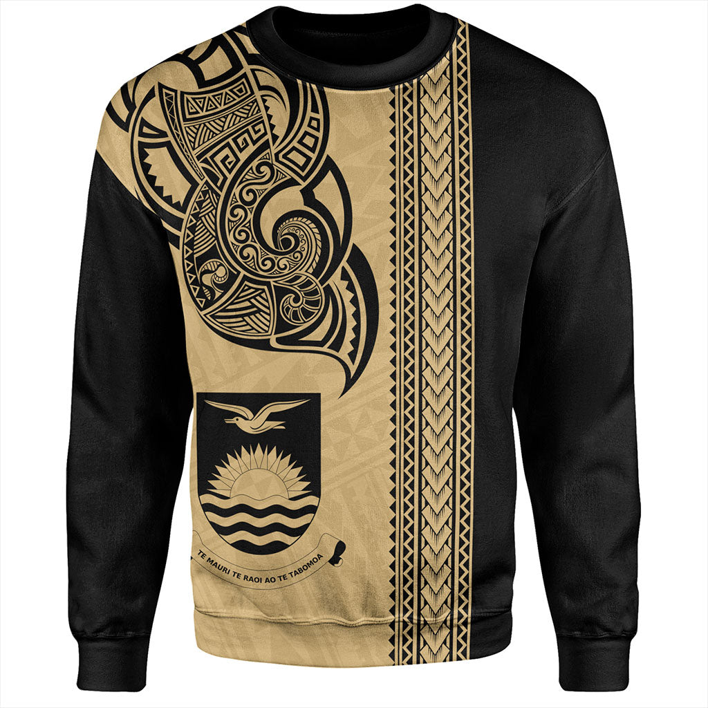 Kiribati Sweatshirt Polynesia Coat Of Arms Tribal Tattoo