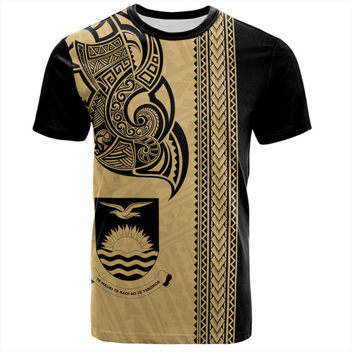 Kiribati T-Shirt Polynesia Coat Of Arms Tribal Tattoo