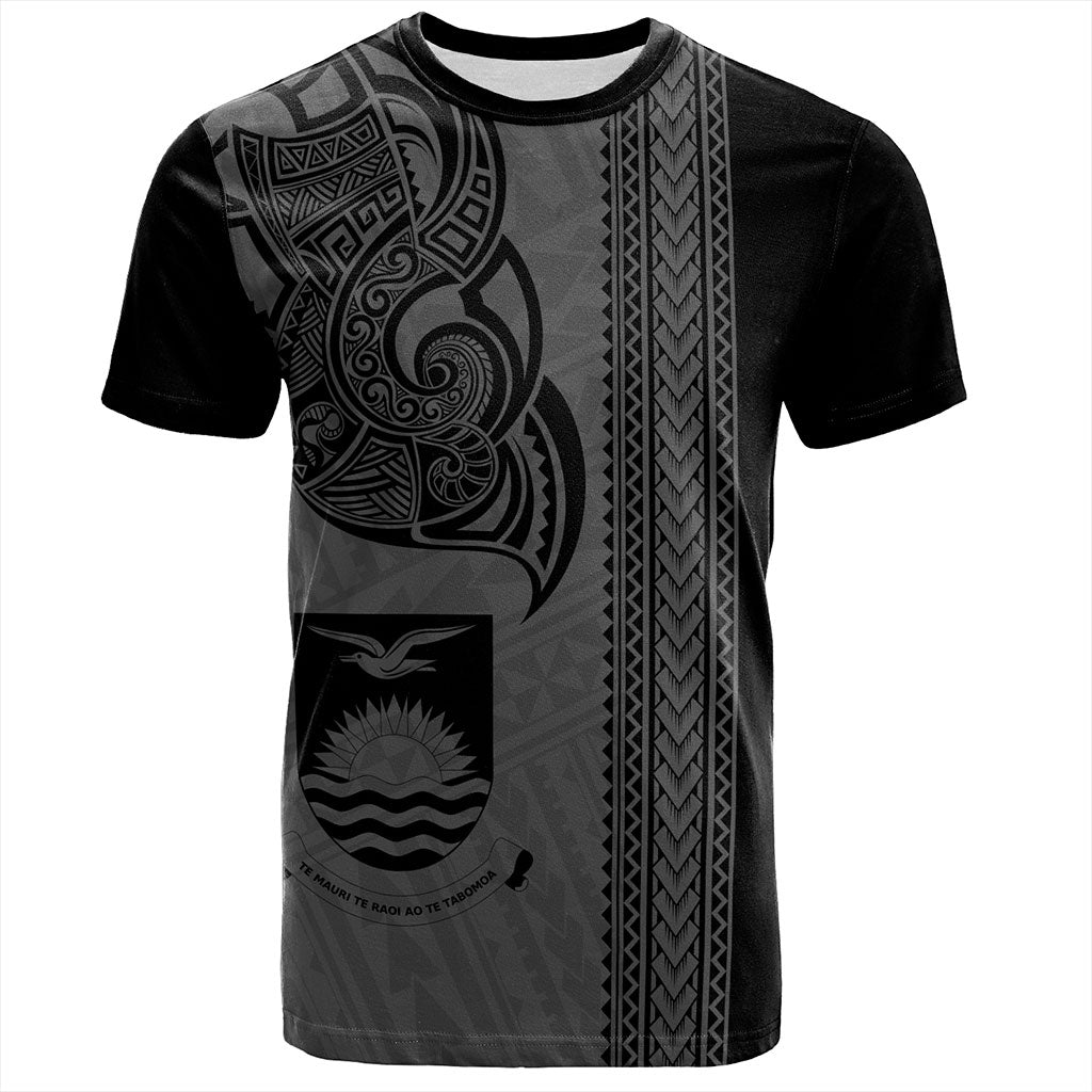 Kiribati T-Shirt Polynesia Coat Of Arms Tribal Tattoo