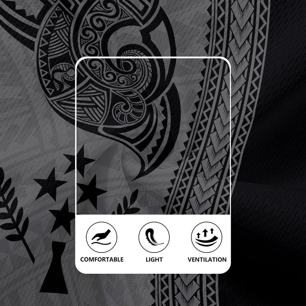 Kosrae Rugby Jersey Polynesia Coat Of Arms Tribal Tattoo
