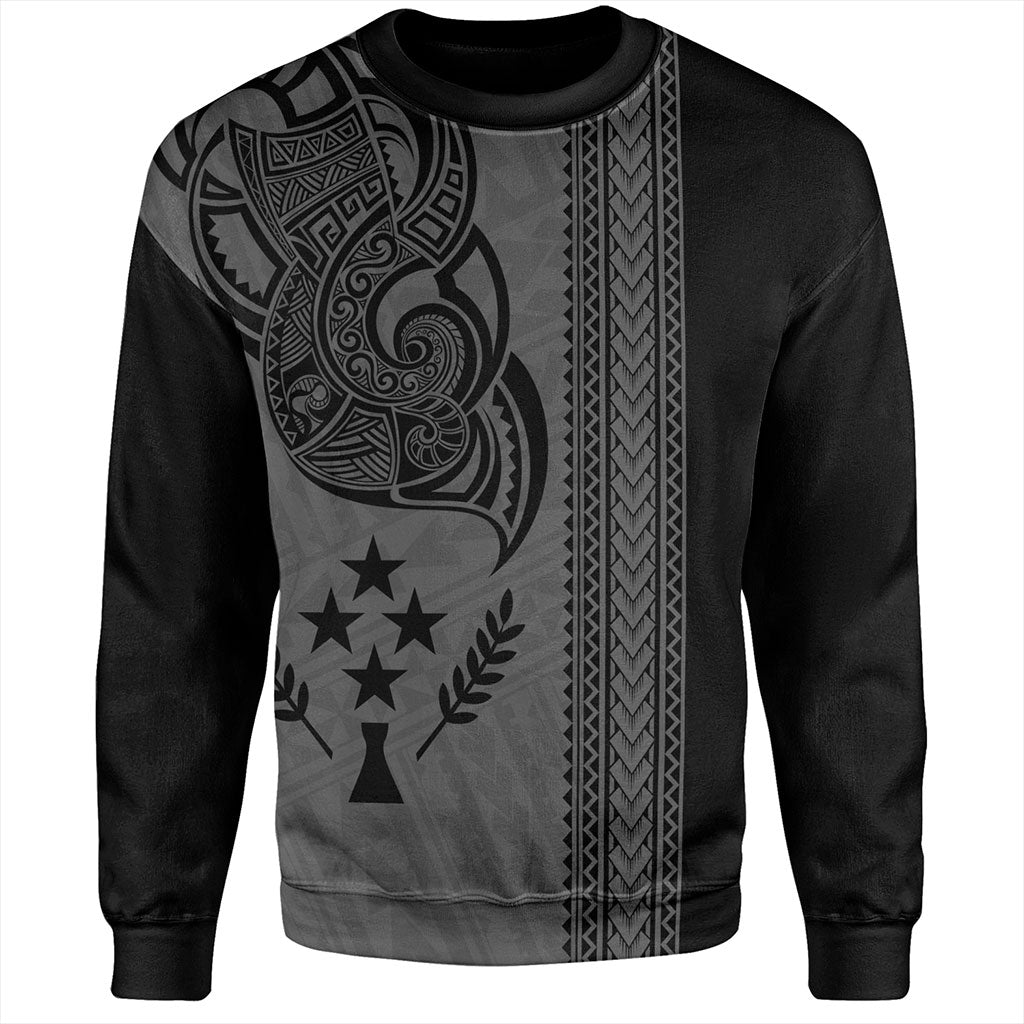Kosrae Sweatshirt Polynesia Coat Of Arms Tribal Tattoo