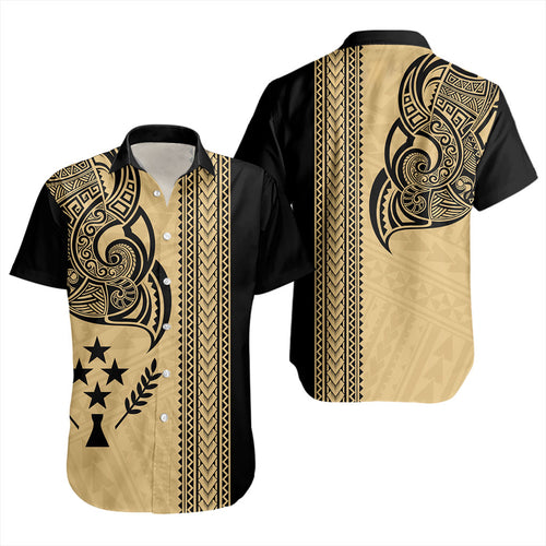 Kosrae Short Sleeve Shirt Polynesia Coat Of Arms Tribal Tattoo