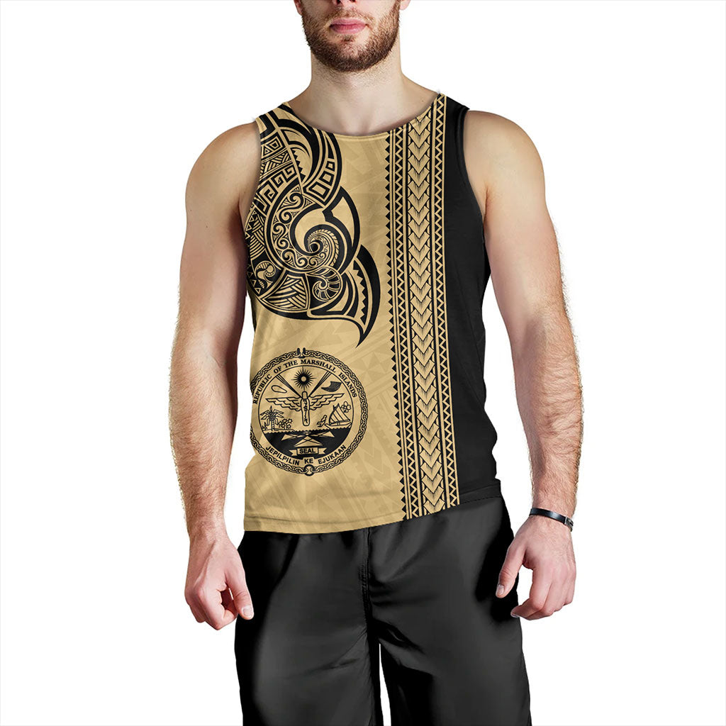 Marshall Islands Tank Top Polynesia Coat Of Arms Tribal Tattoo