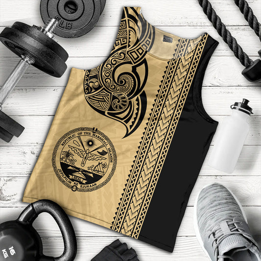 Marshall Islands Tank Top Polynesia Coat Of Arms Tribal Tattoo