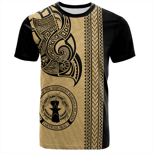 Northern Mariana Islands T-Shirt Polynesia Coat Of Arms Tribal Tattoo