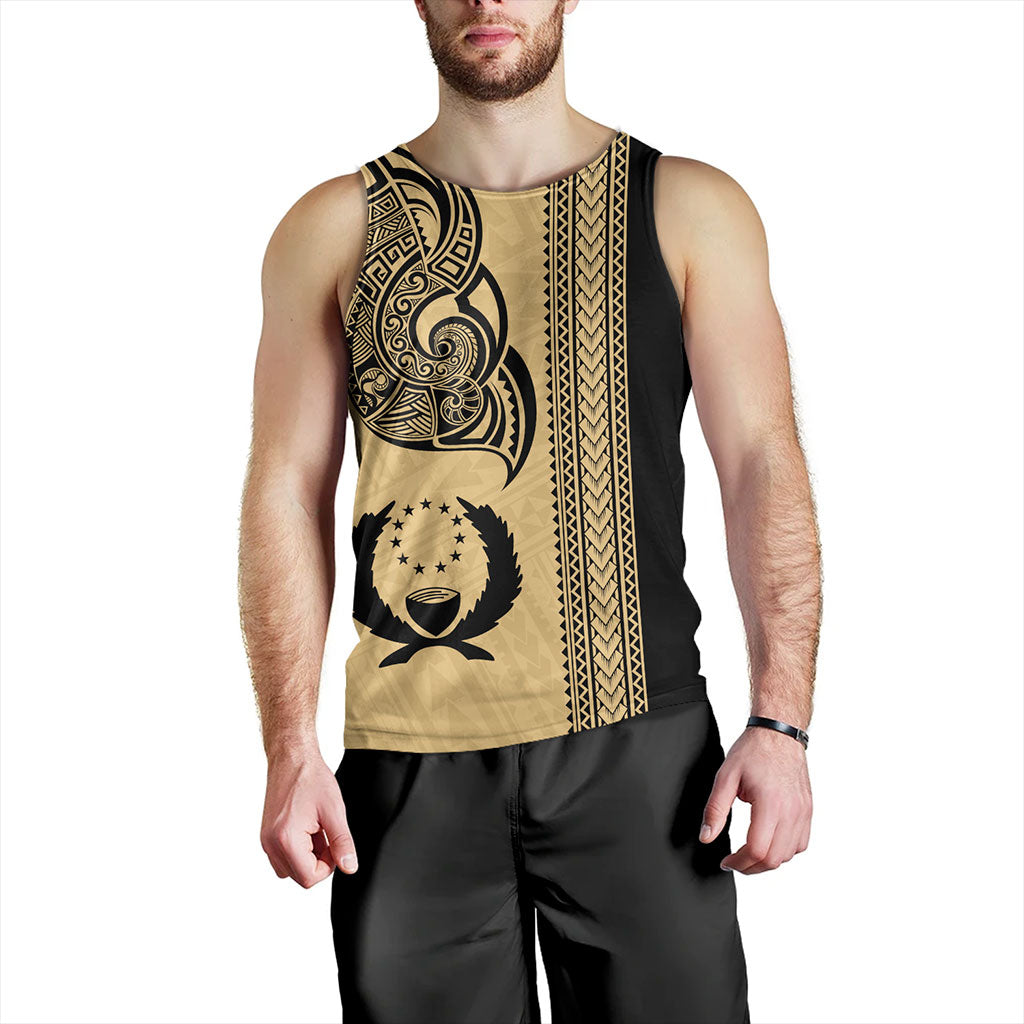 Pohnpei State Tank Top Polynesia Coat Of Arms Tribal Tattoo