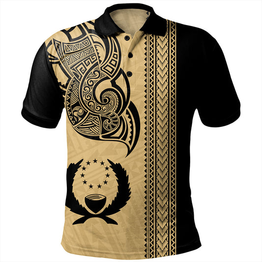 Pohnpei State Polo Shirt Polynesia Coat Of Arms Tribal Tattoo
