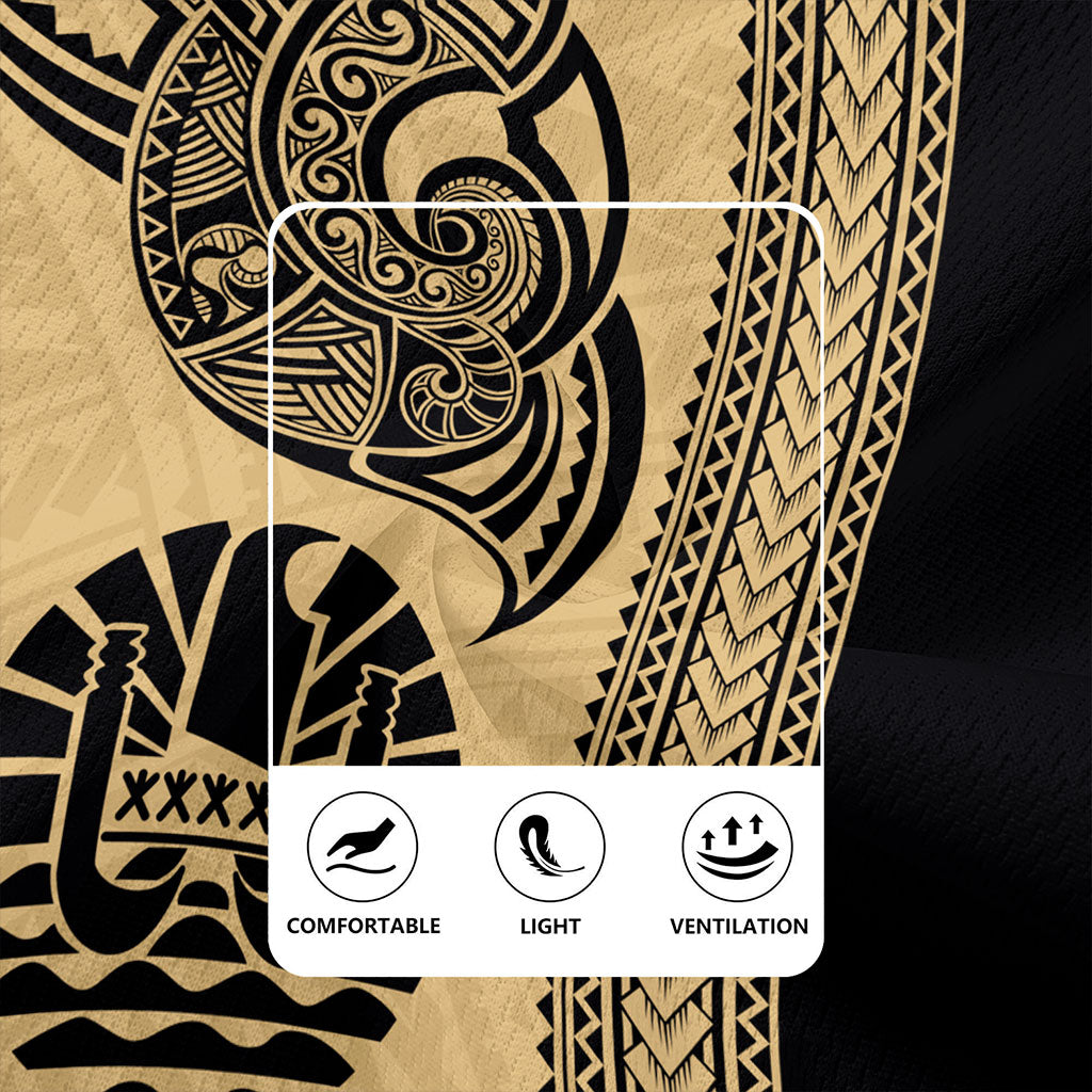 Tahiti Rugby Jersey French Polynesia Tribal Tattoo