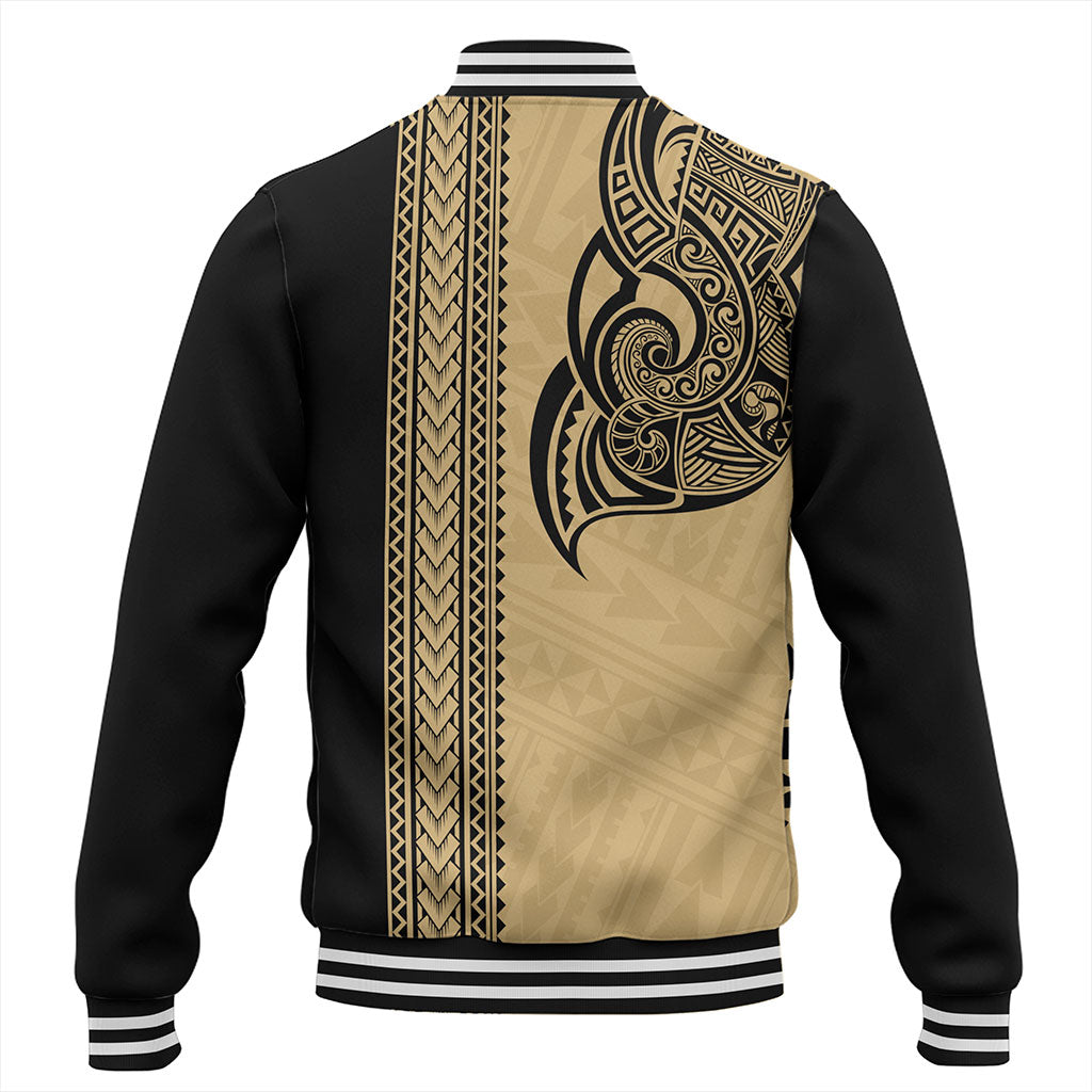 Tahiti Baseball Jacket French Polynesia Tribal Tattoo