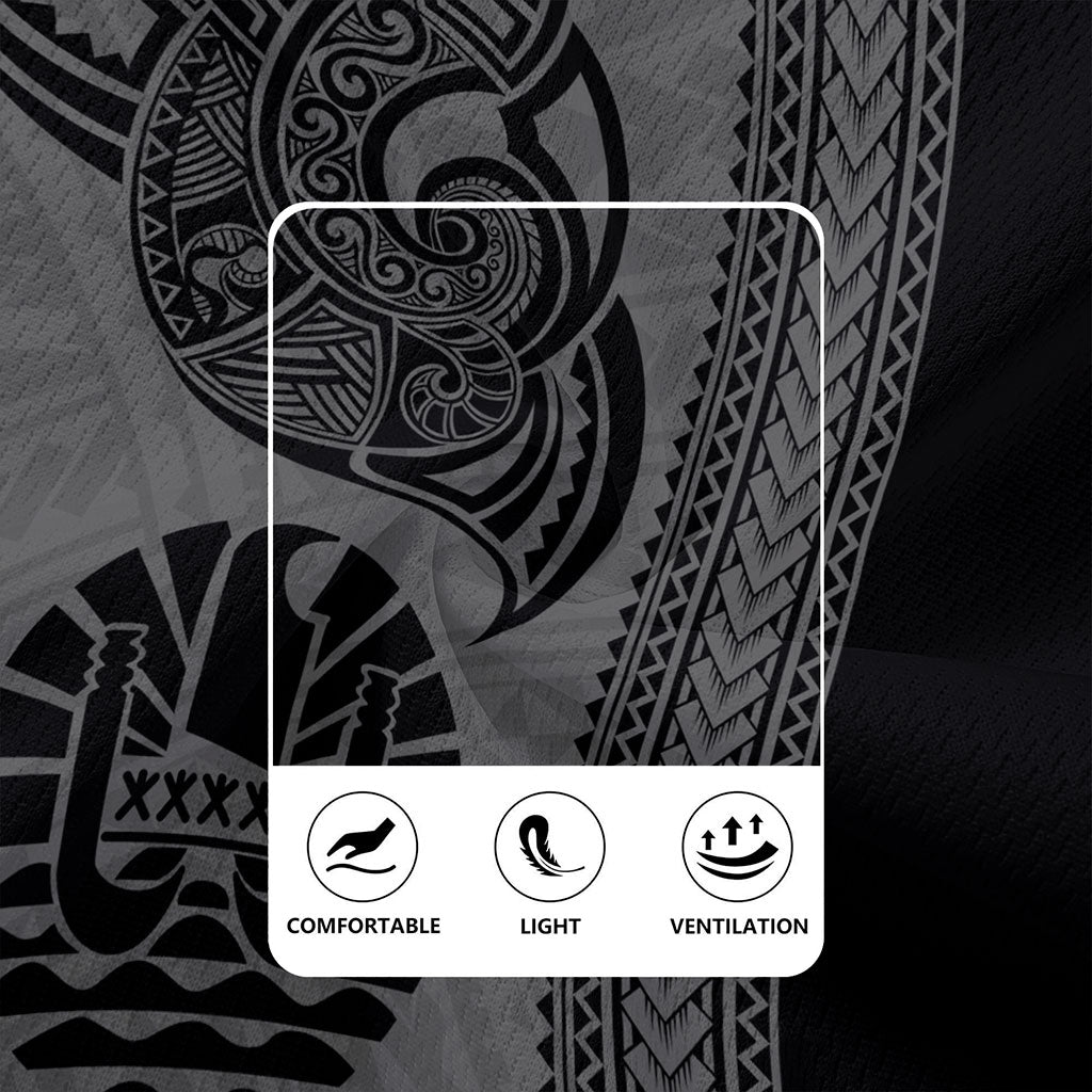 Tahiti Rugby Jersey French Polynesia Tribal Tattoo