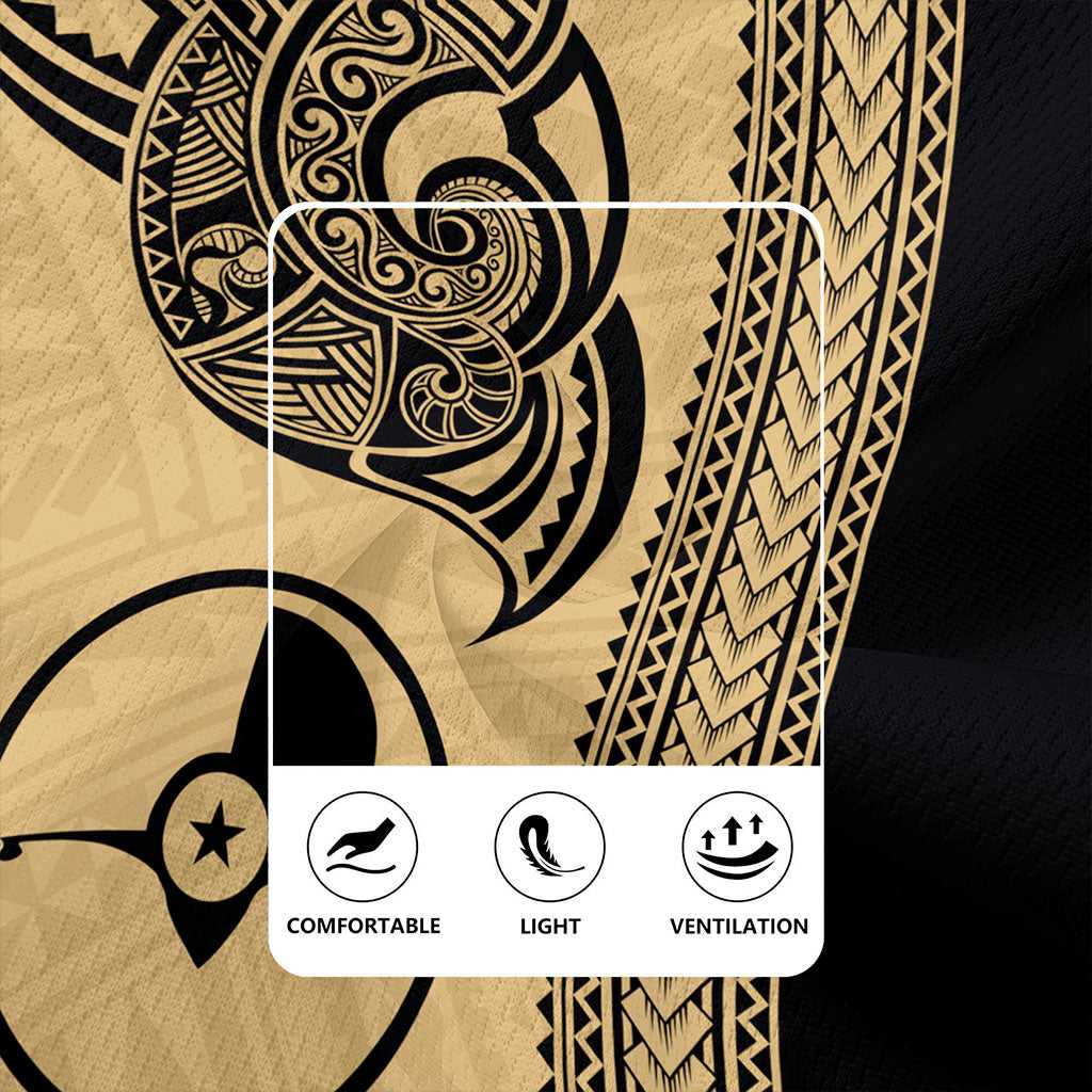 Yap State Rugby Jersey Polynesia Coat Of Arms Tribal Tattoo