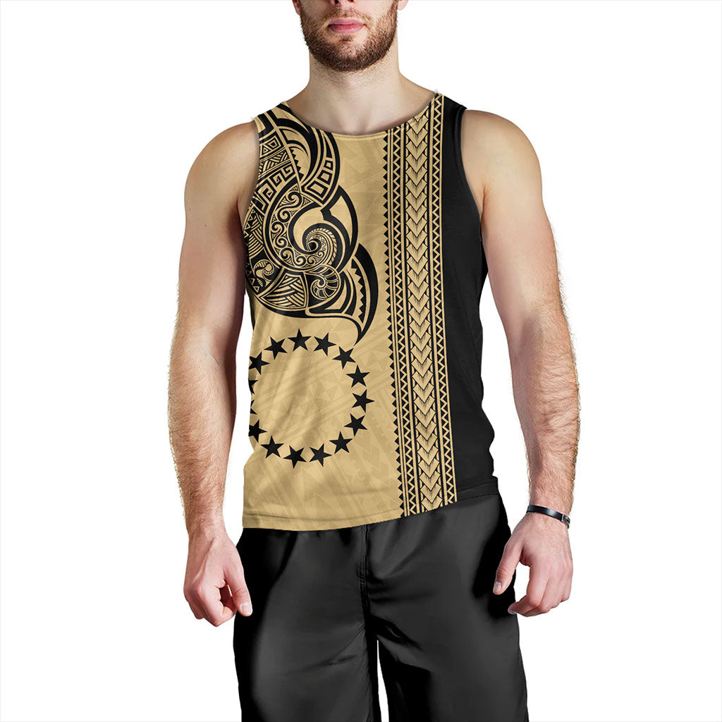 Cook Islands Tank Top Polynesian Coat Of Arms Tribal Tattoo