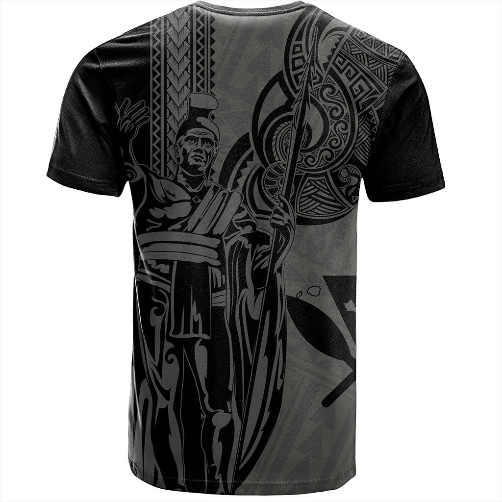 Hawaii T-Shirt Polynesian Tribal Tattoo King Kamehameha