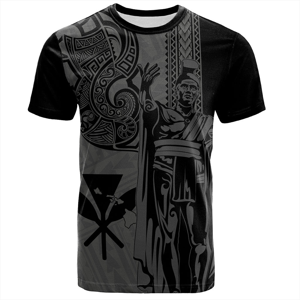 Hawaii T-Shirt Polynesian Tribal Tattoo King Kamehameha