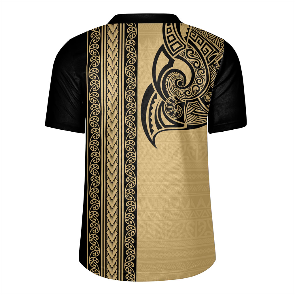 New Zealand Rugby Jersey Maori Tribal Silver Fern Tattoo
