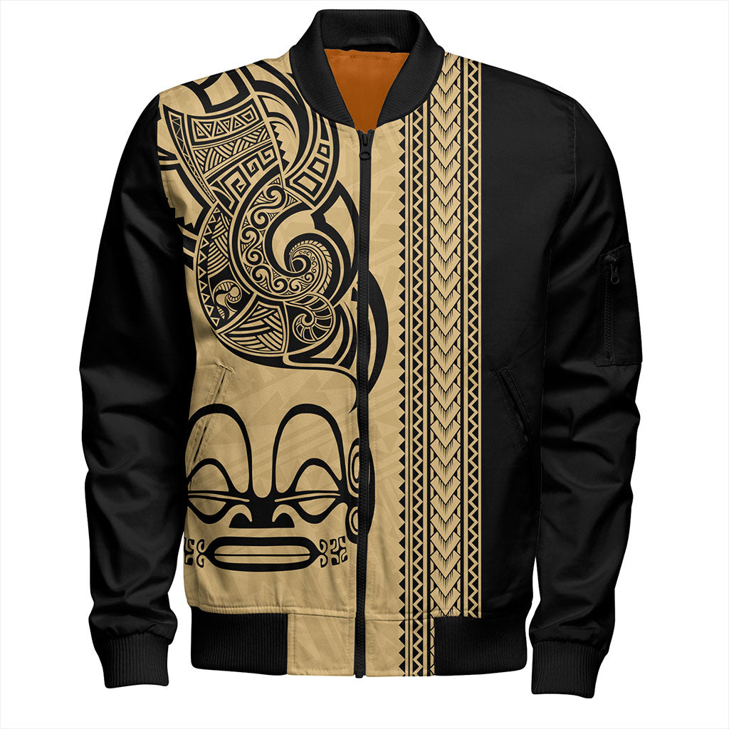 Marquesas Islands Bomber Jacket Polynesian Coat Of Arms Tribal Tattoo