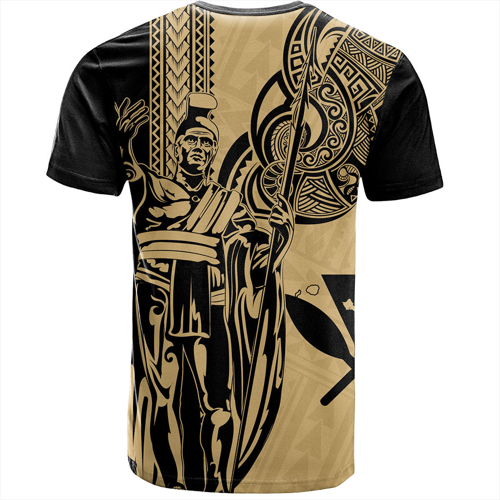 Hawaii T-Shirt Polynesian Tribal Tattoo King Kamehameha