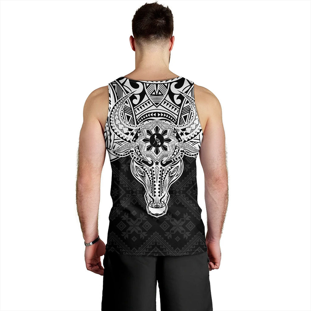 Philippines Filipinos Tank Top Polynesian Buffalo Tapa Tribal Print