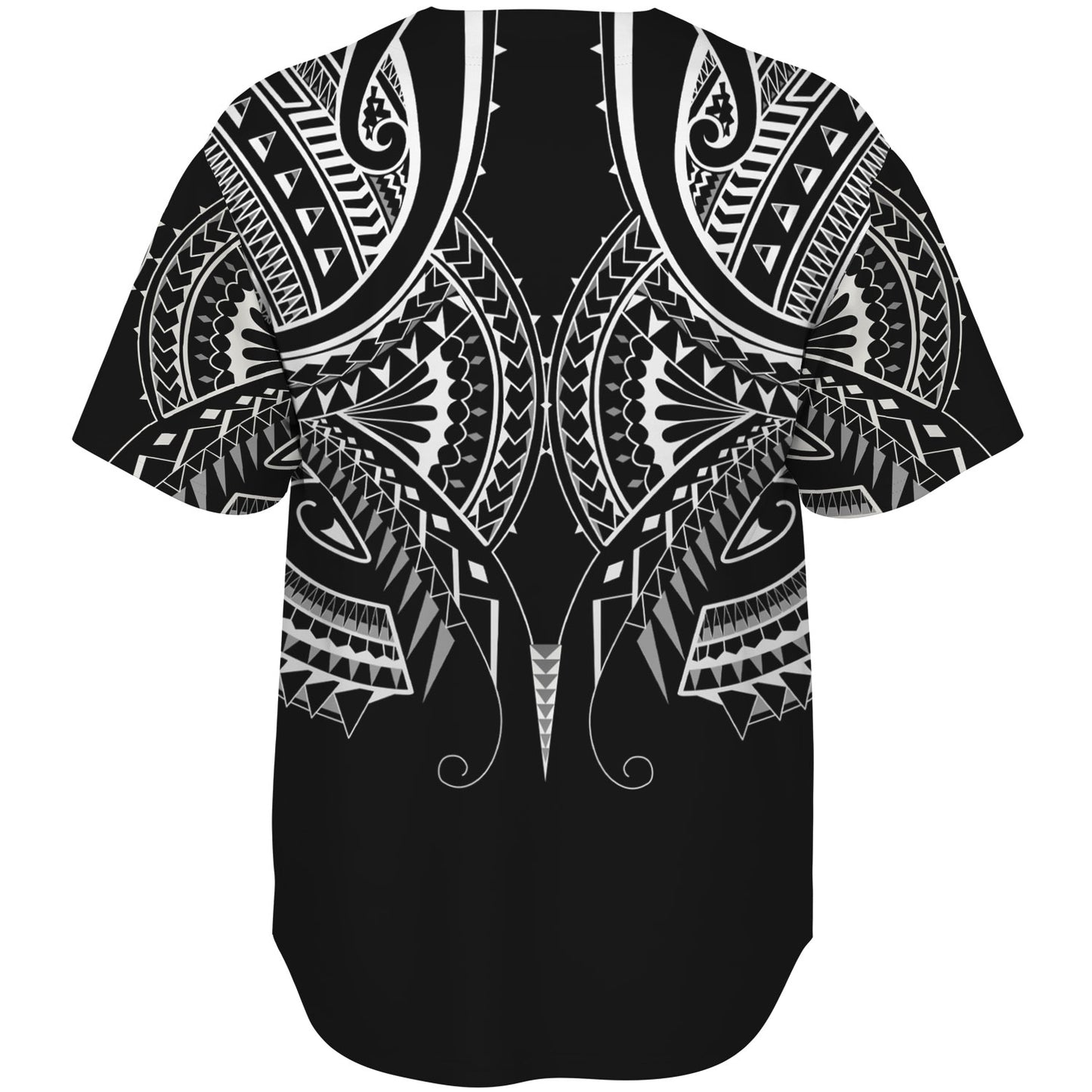 Hawaii Custom Personalised Baseball Shirt Black Polynesian Tribal Tatau Design