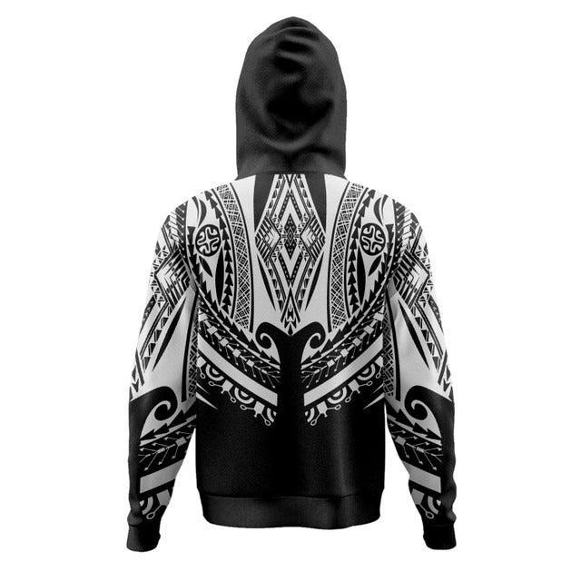 Polynesian Custom Personalised Hoodie Polynesian Tattoo Style