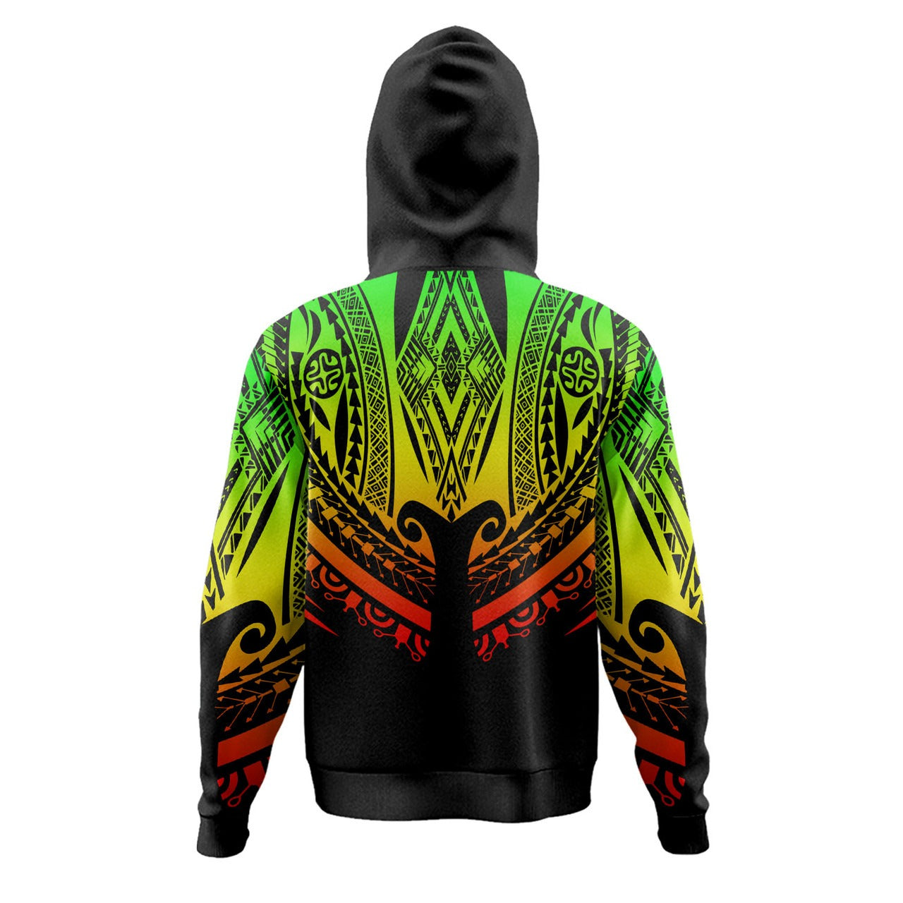 Polynesian Custom Personalised Hoodie Polynesian Tattoo Style