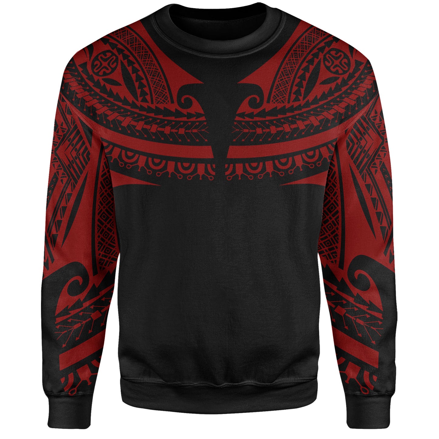 Polynesian Custom Personalised Sweatshirt Polynesian Tattoo Style