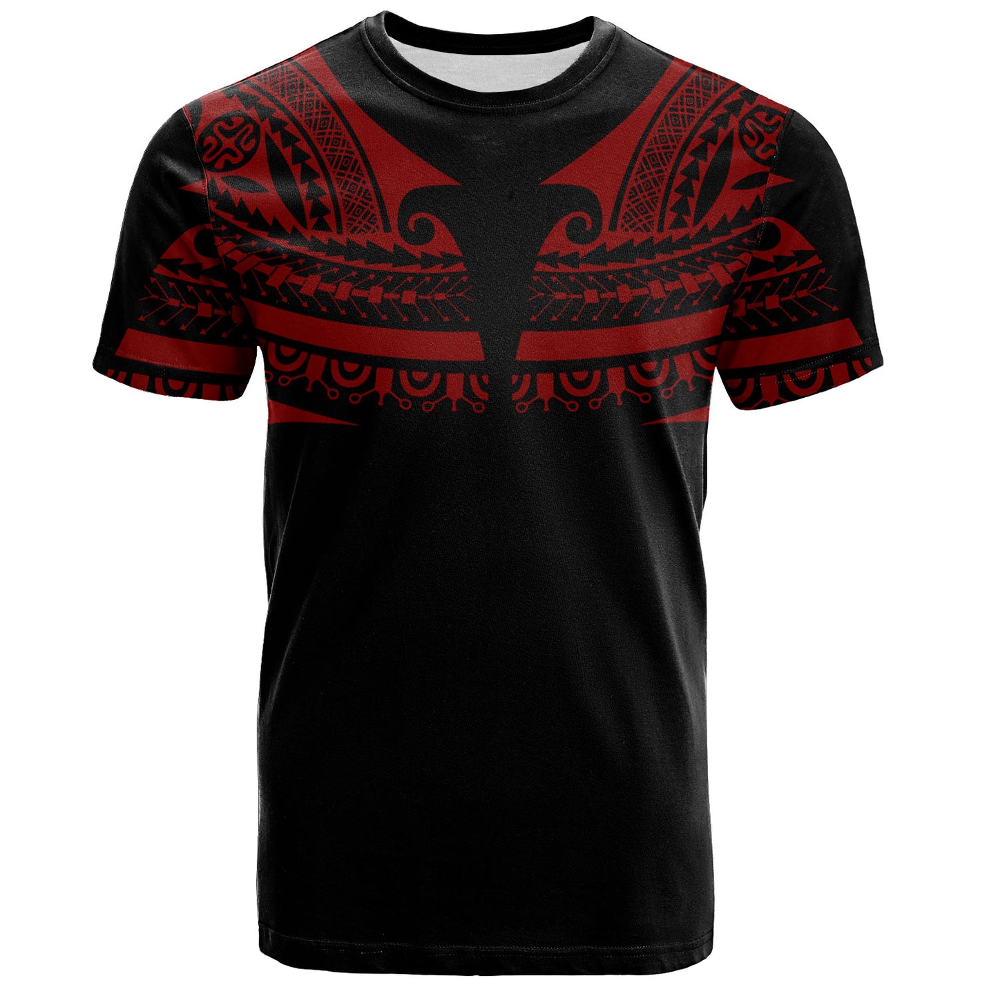 Polynesian All Over Print T-Shirts - Polynesian Tattoo Style