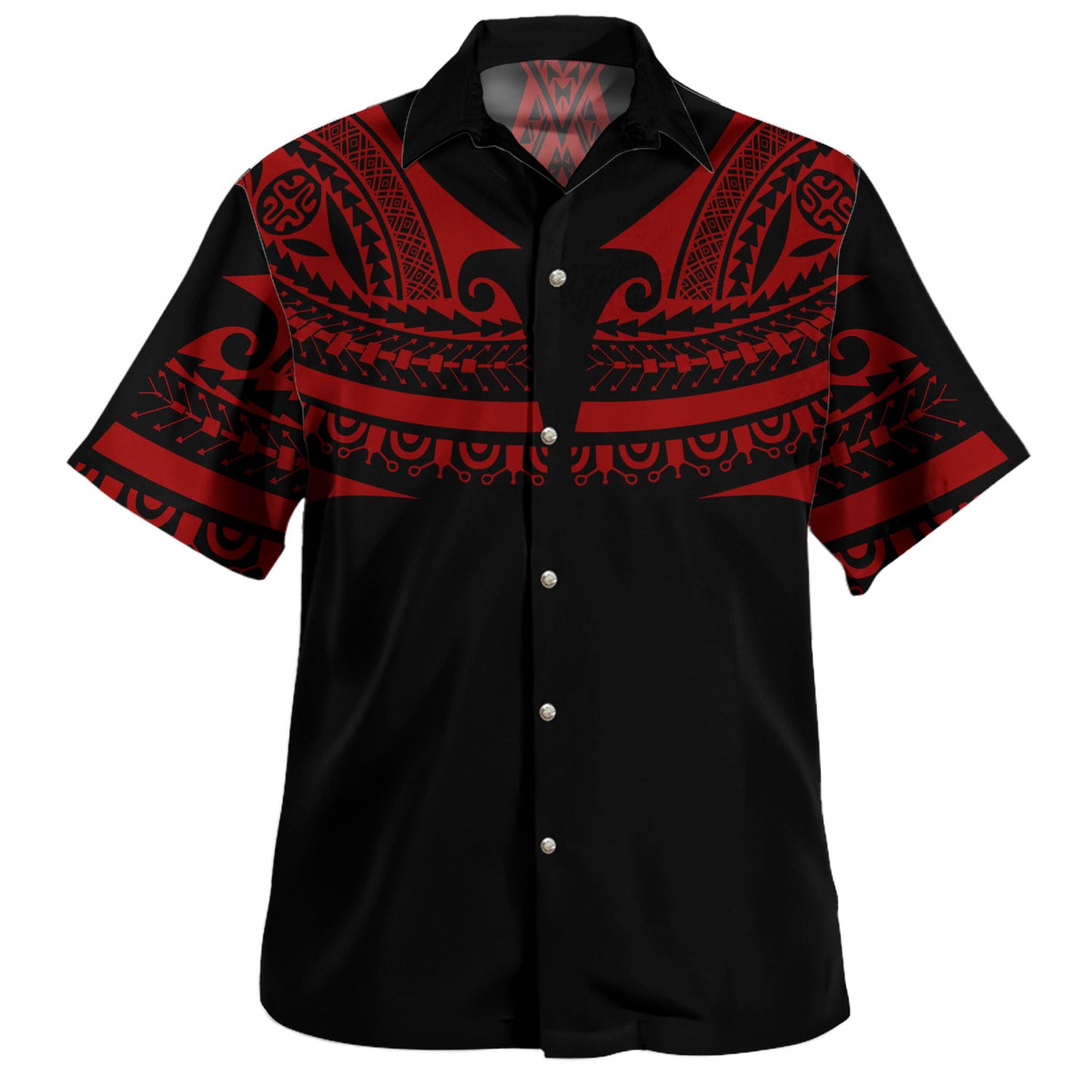 Polynesian Custom Personalised Hawaiian Shirt Polynesian Tattoo Style