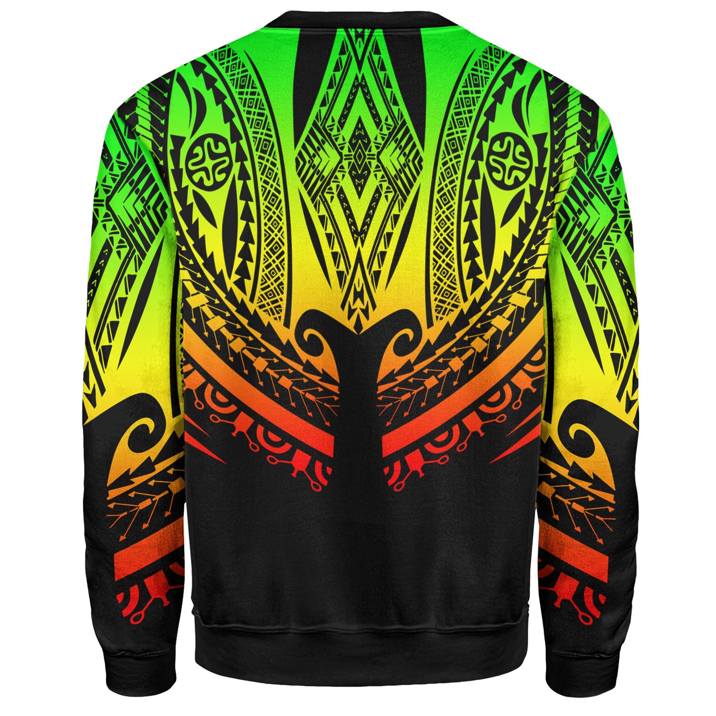 Polynesian Custom Personalised Sweatshirt Polynesian Tattoo Style