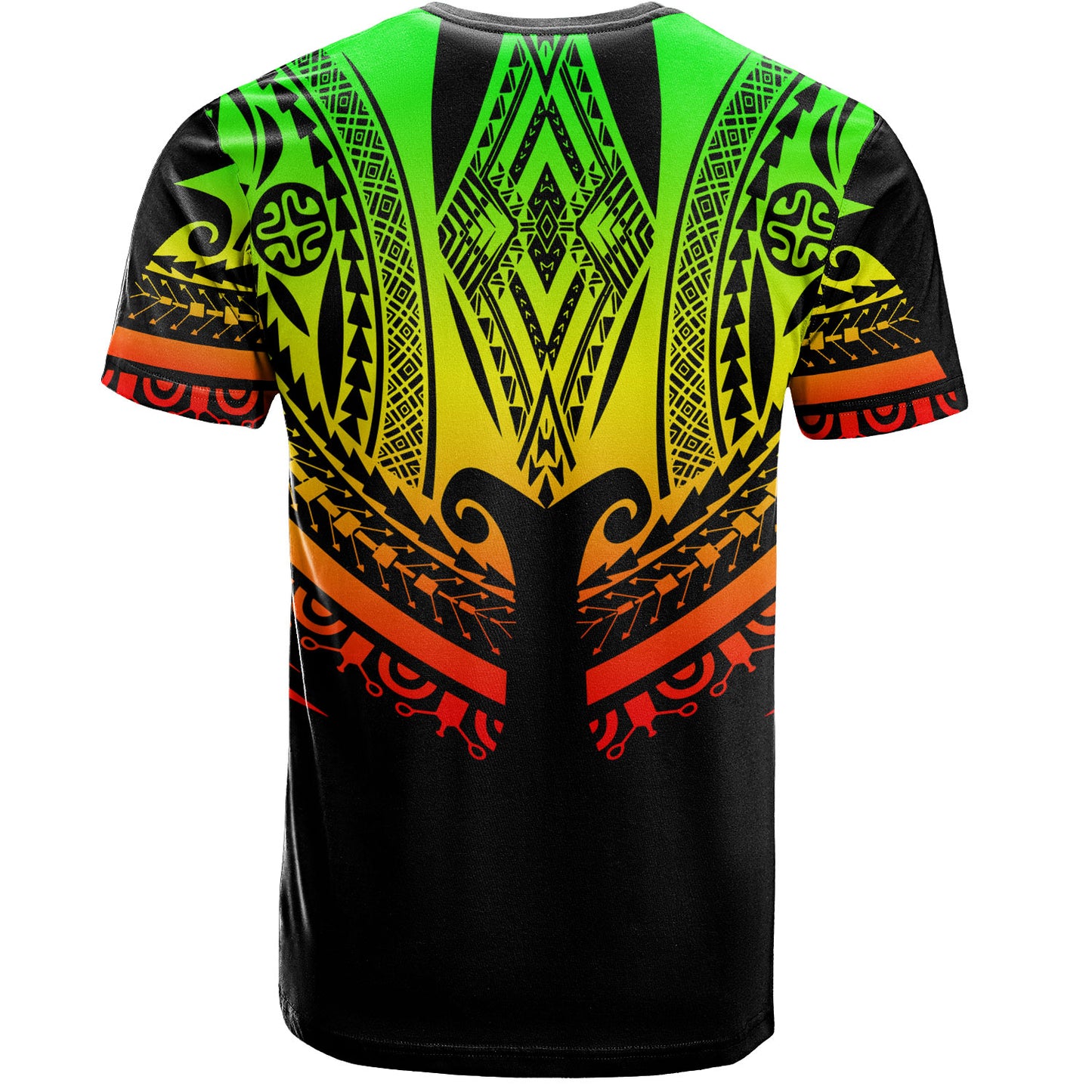 Polynesian All Over Print T-Shirts - Polynesian Tattoo Style