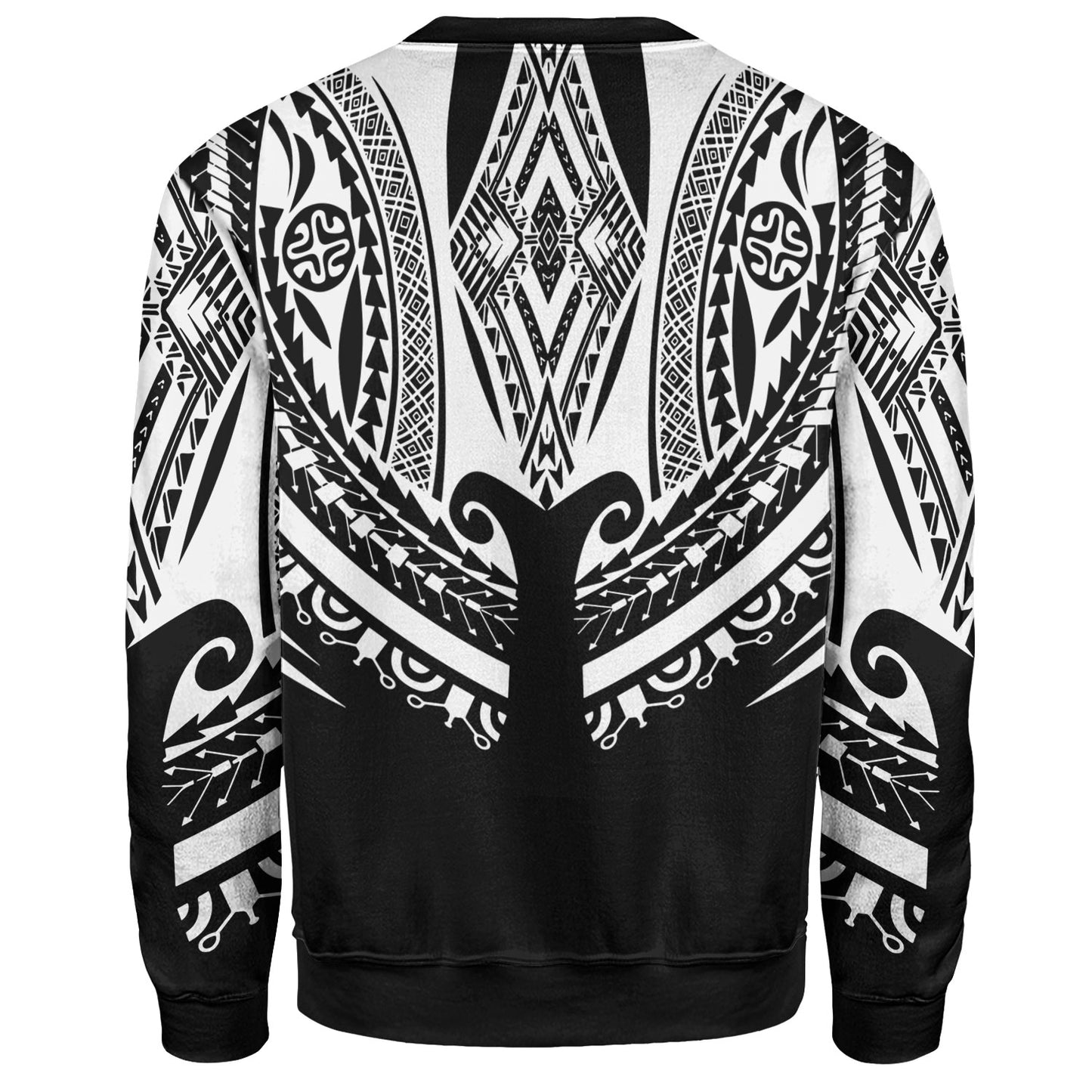 Polynesian Custom Personalised Sweatshirt Polynesian Tattoo Style