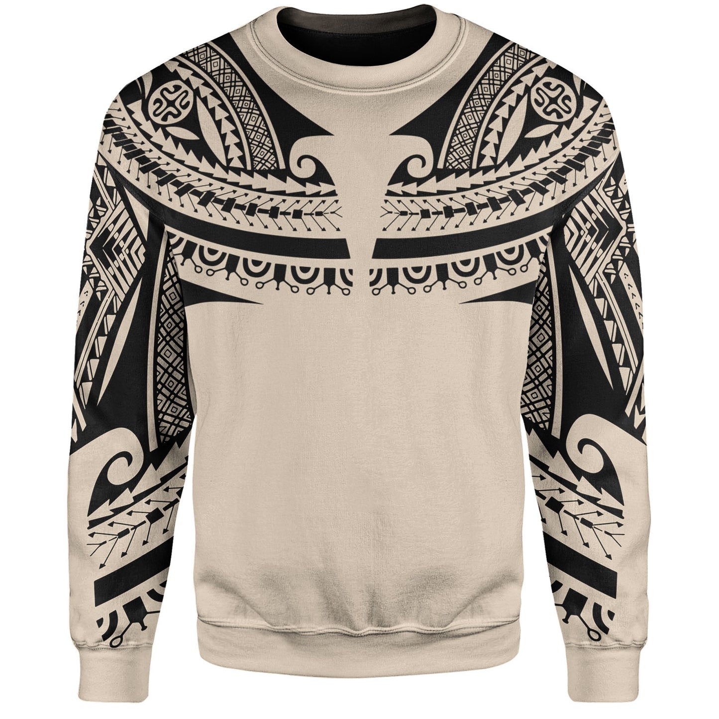 Polynesian Custom Personalised Sweatshirt Polynesian Tattoo Style