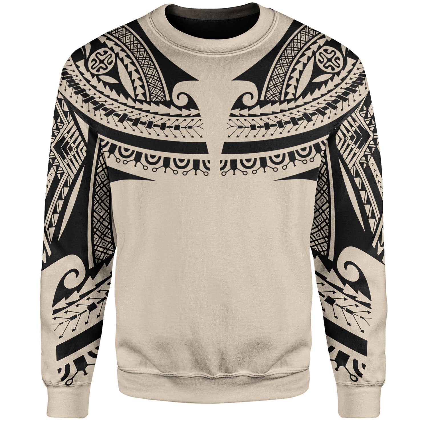 Polynesian Custom Personalised Sweatshirt Polynesian Tattoo Style