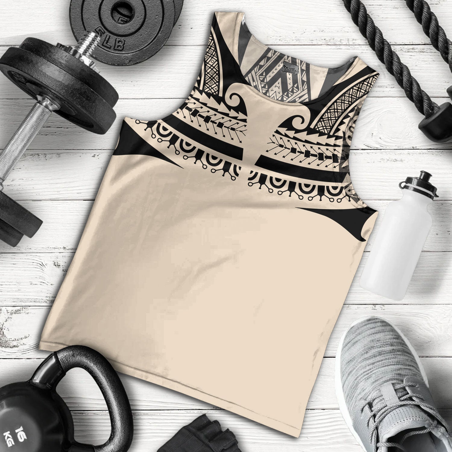 Polynesian Custom Personalised Tank Top Polynesian Tattoo Style