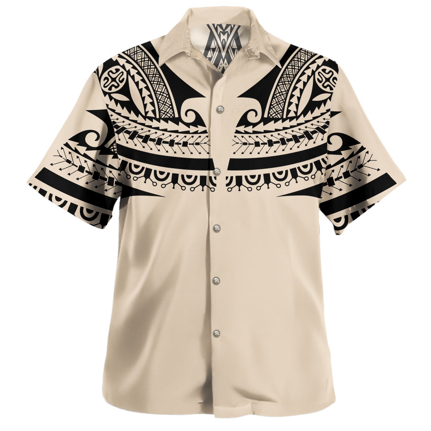 Polynesian Custom Personalised Hawaiian Shirt Polynesian Tattoo Style