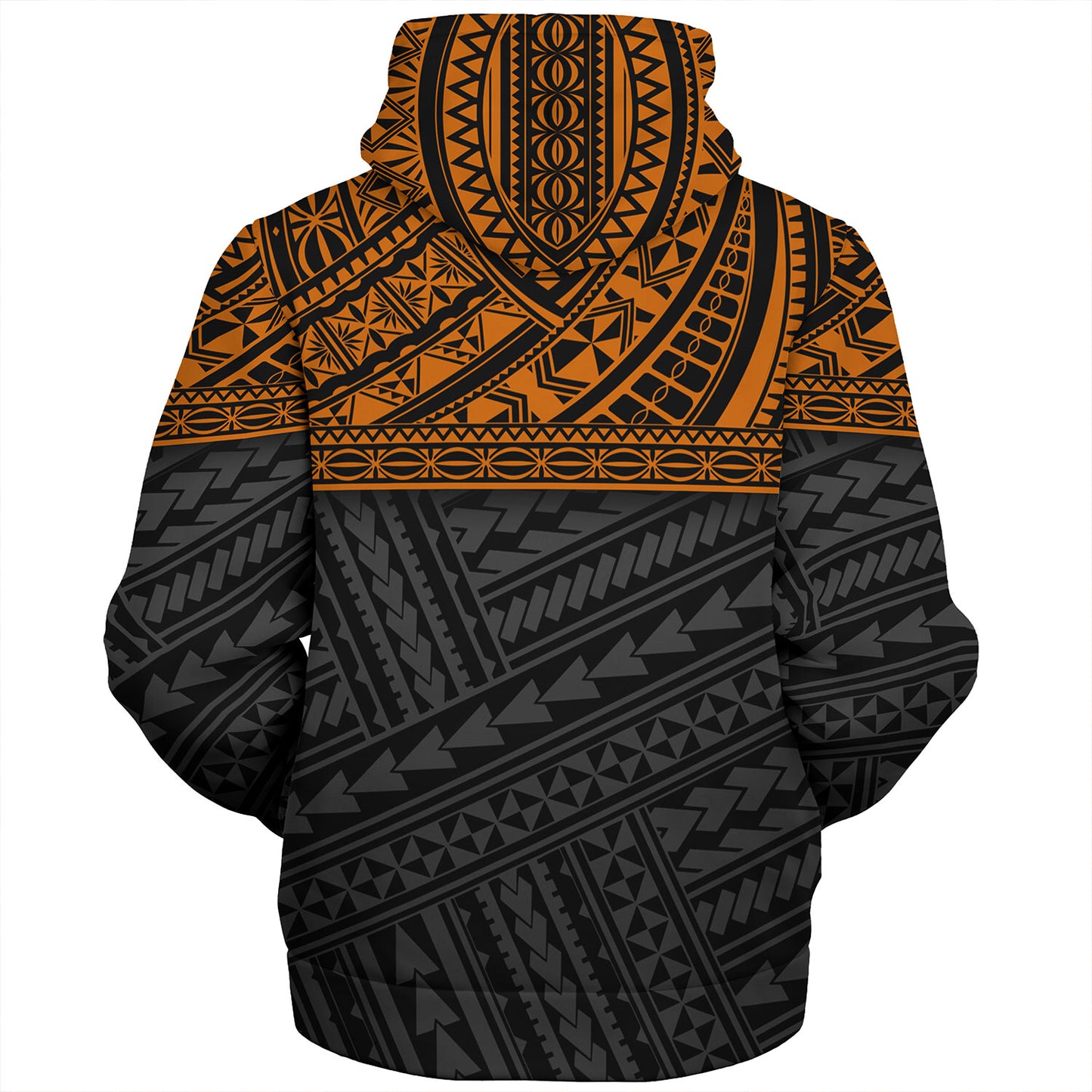 Polynesian Custom Personalised Sherpa Hoodie Polynesian Tribal Patterns