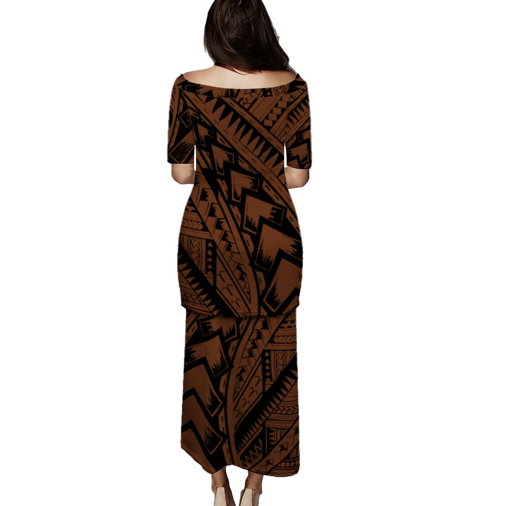 Polynesian Tribal Patterns Puletasi