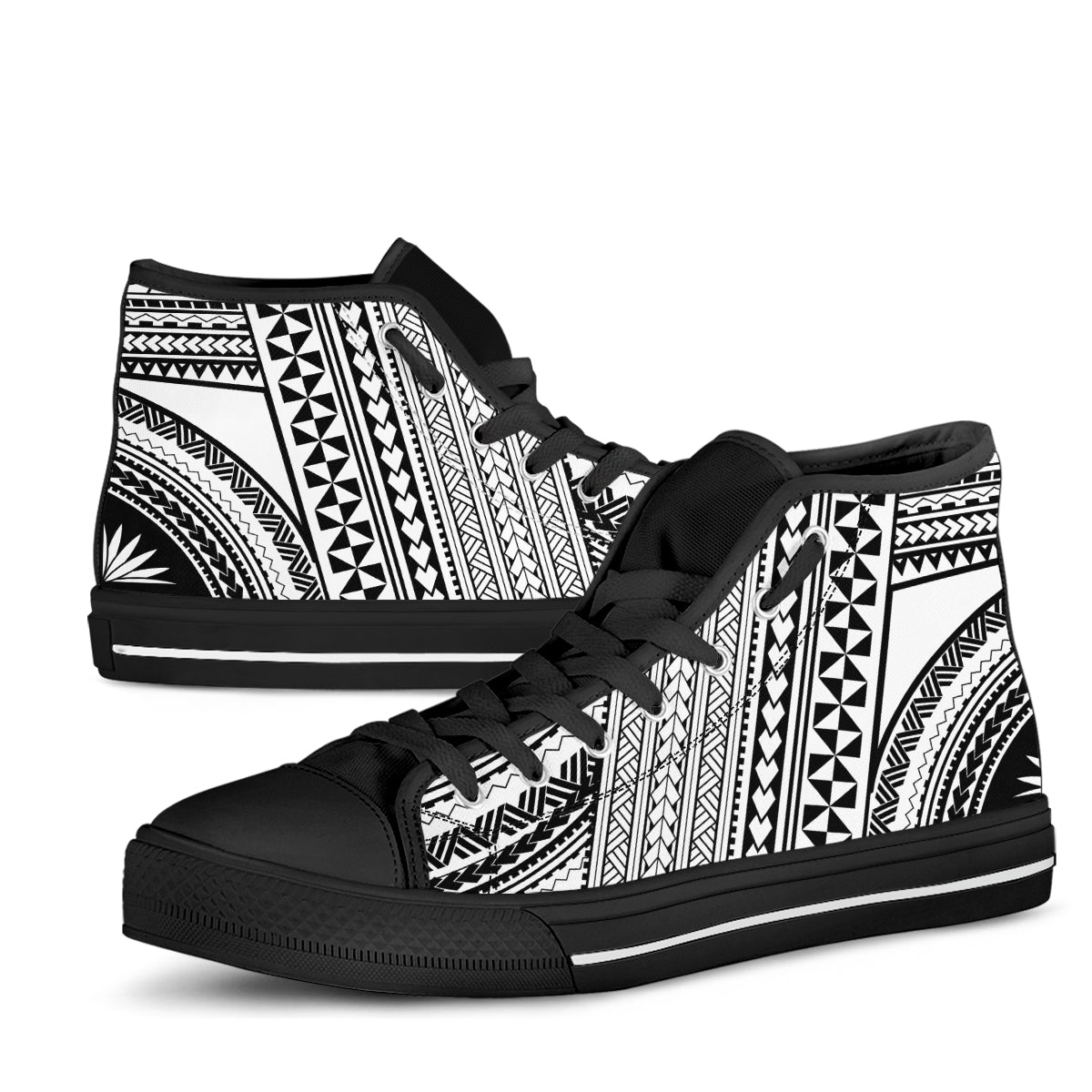 Polynesian High Top Canvas Shoes