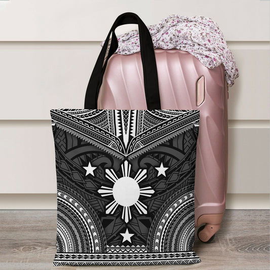 Philippines Filipino Cheif Tattoo Patterns Style Tote Bags