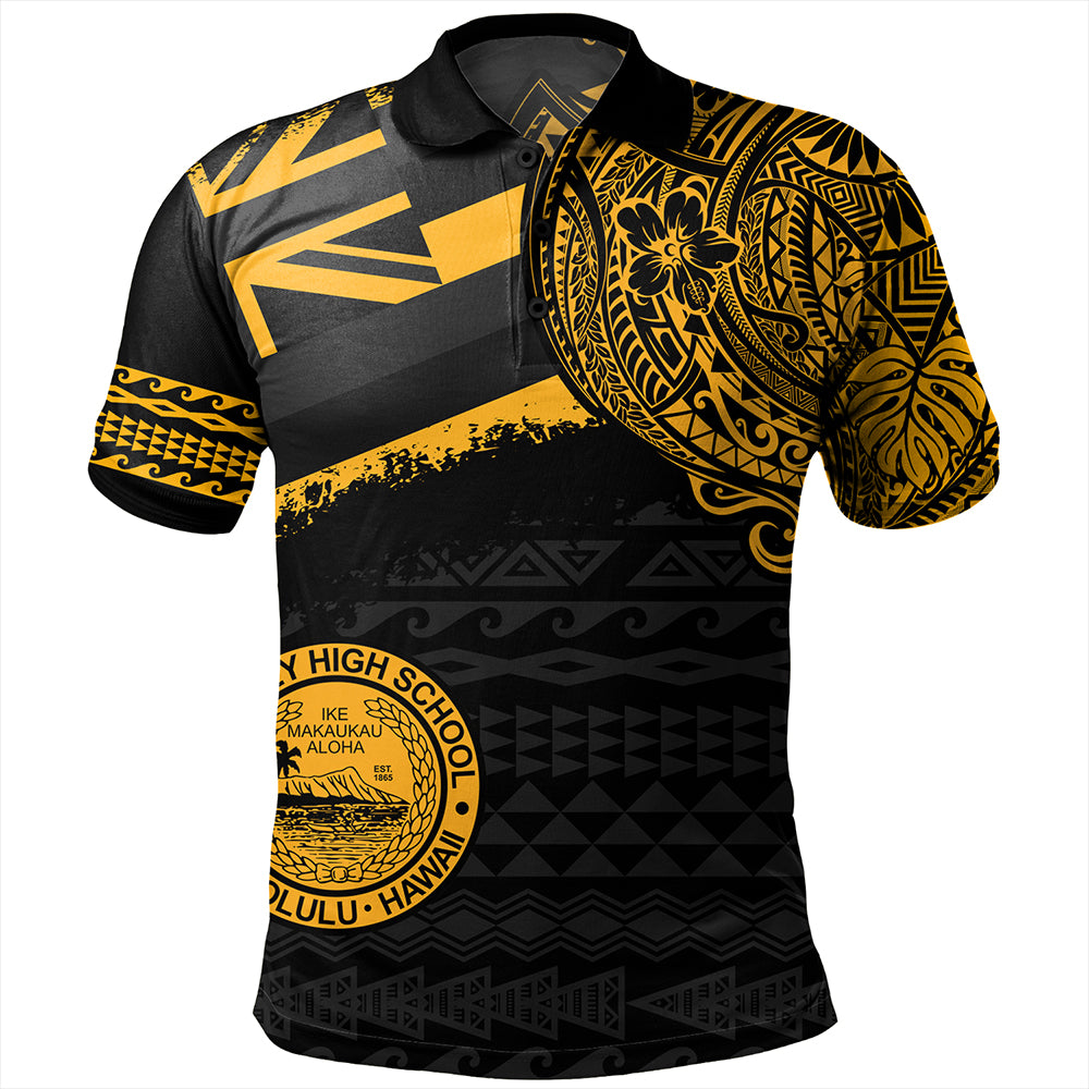 Hawaii Polo Shirt President William McKinley High School With Crest Style