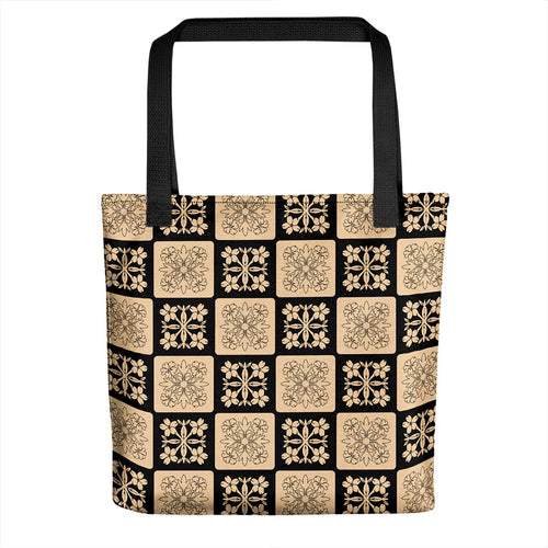 Hawaii Tote Bag Puakenikeni Lei Seamless Pattern