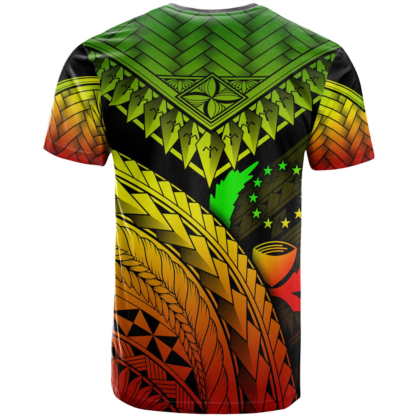 Pohnpei Custom Personalised T-Shirt - Polynesian Necklace and Lauhala