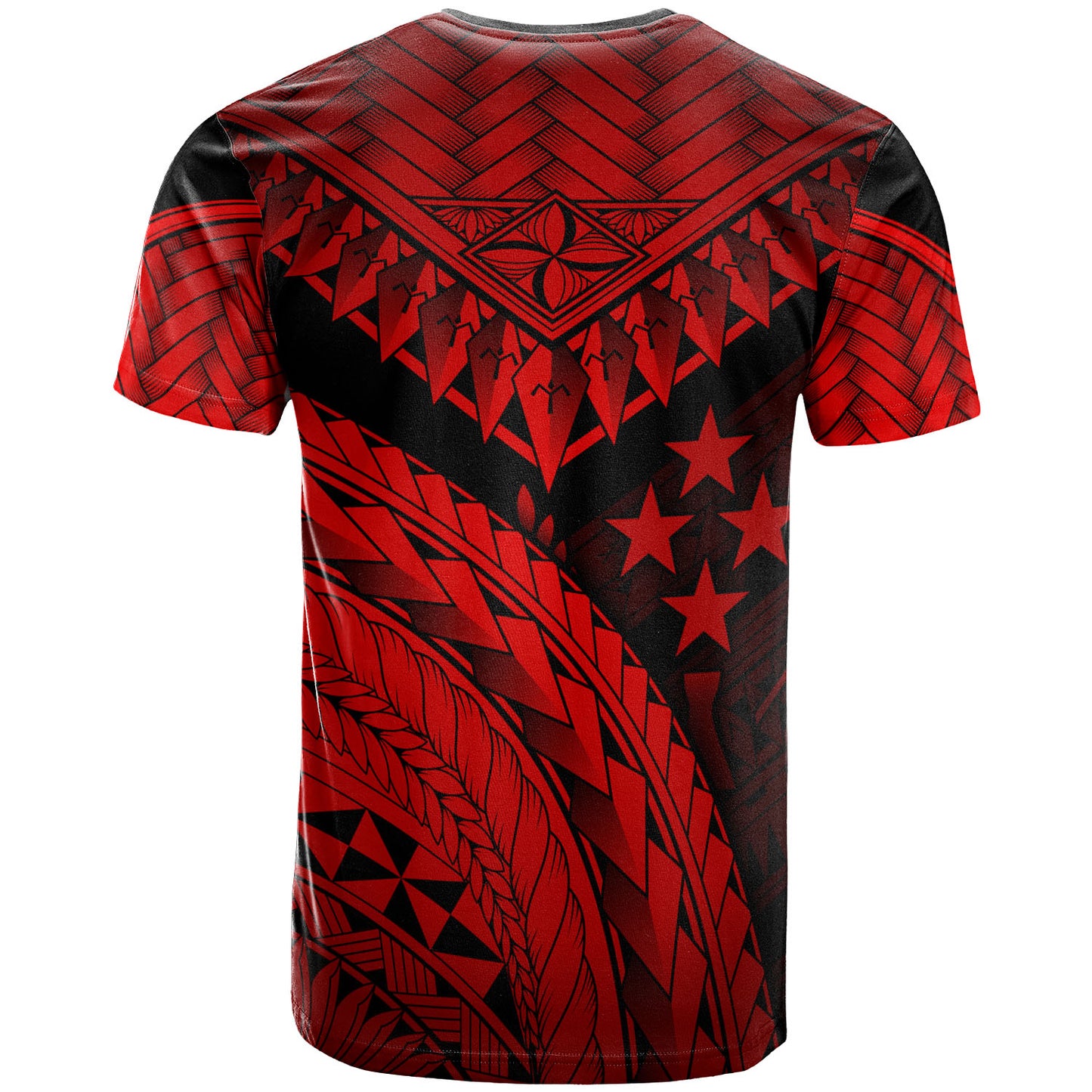 Kosrae Custom Personalised T-Shirt - Polynesian Necklace and Lauhala