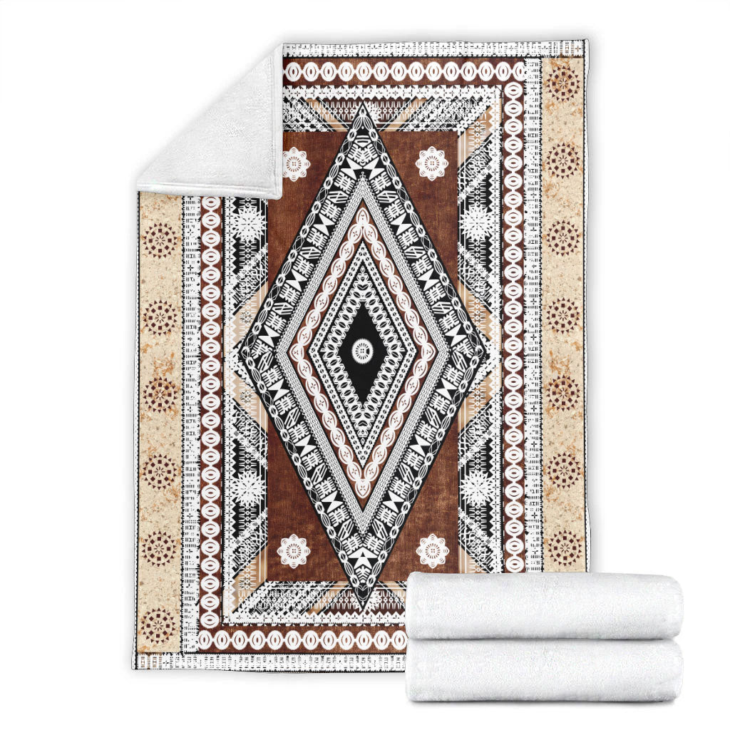 Fiji Premium Blanket Tapa Design
