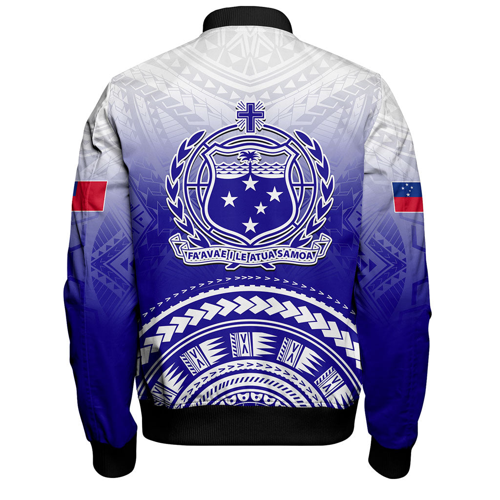 Samoa Bomber Jacket Polynesian Tribal Island Design