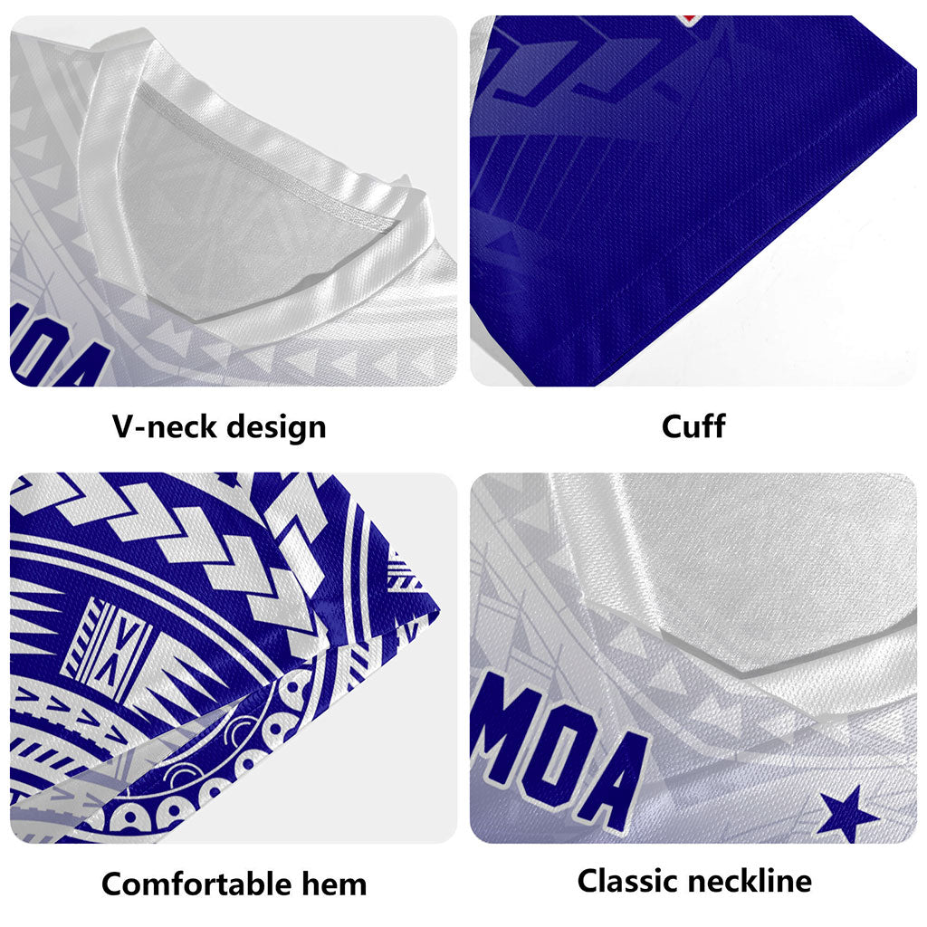 Samoa Rugby Jersey Polynesian Tribal Island Design