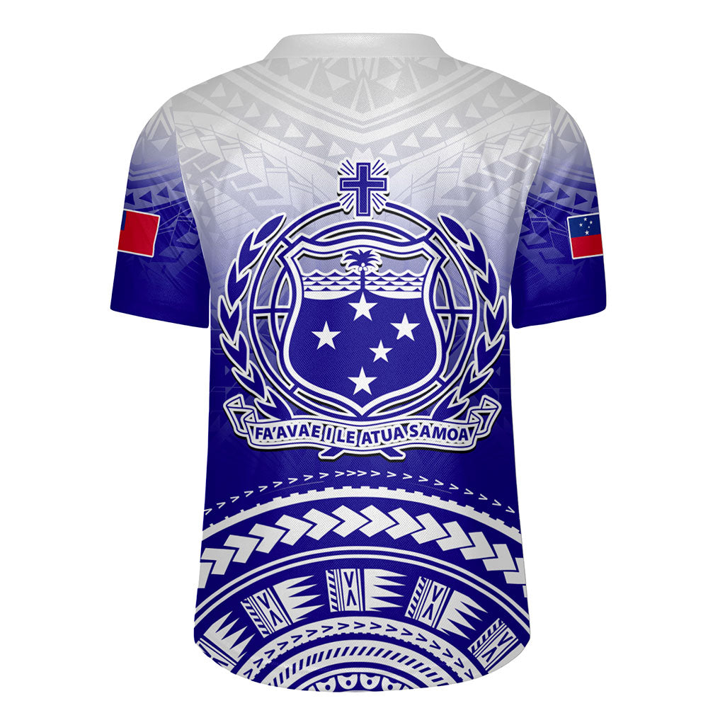 Samoa Rugby Jersey Polynesian Tribal Island Design