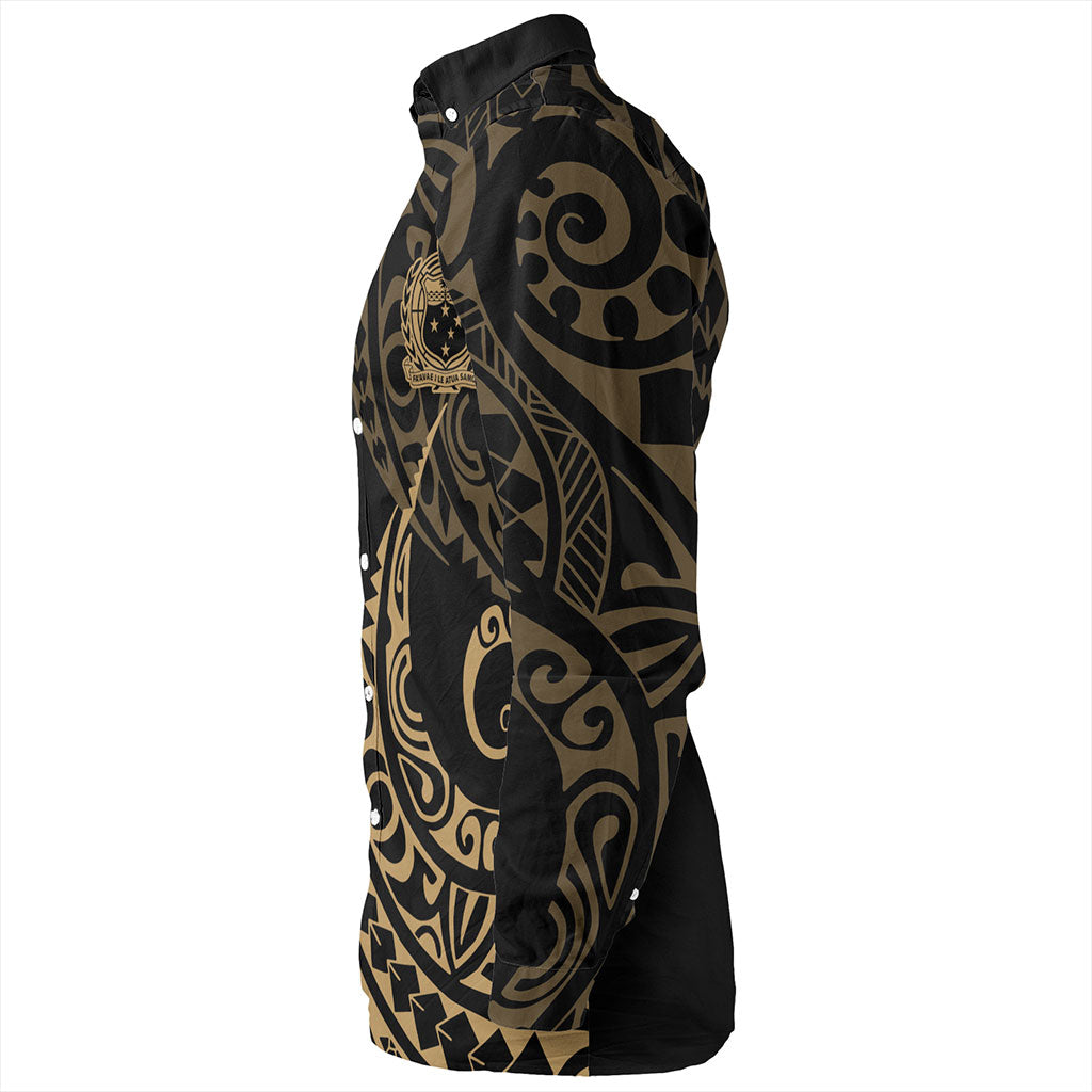 Samoa Long Sleeve Shirt Kakau Style Ver.1