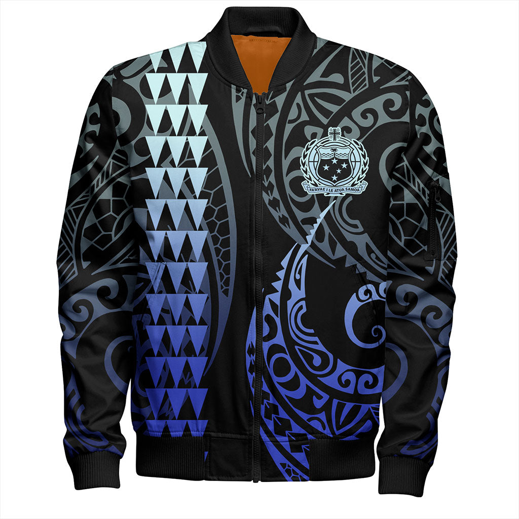 Samoa Bomber Jacket Kakau Style