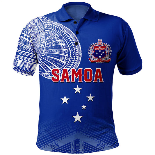 Samoa Polo Shirt Coat Of Arms Tattoo Roman Reigns